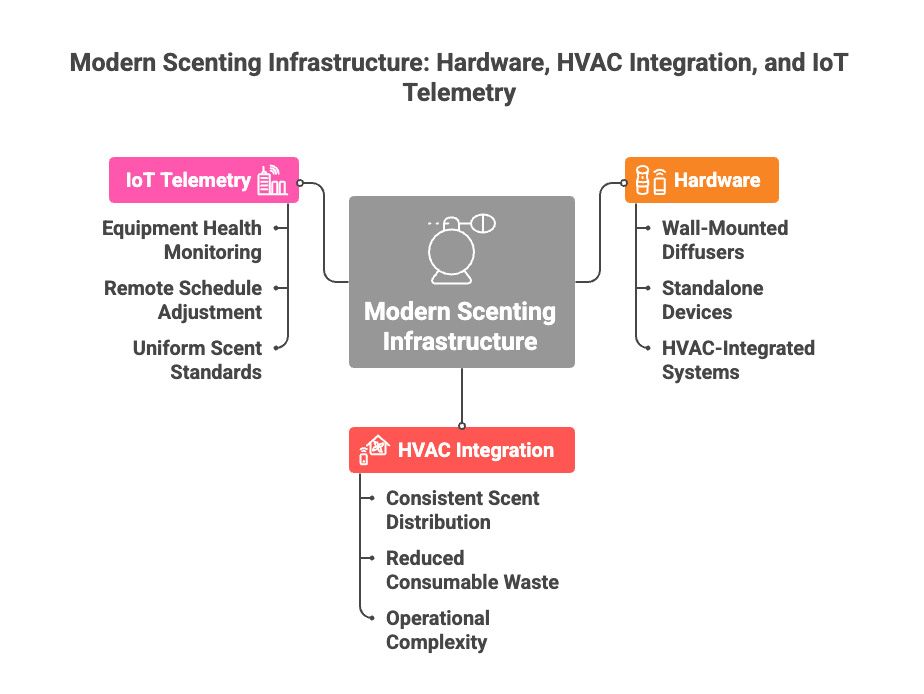 The technical side of modern scenting: hardware, HVAC integration, and IoT telemetry