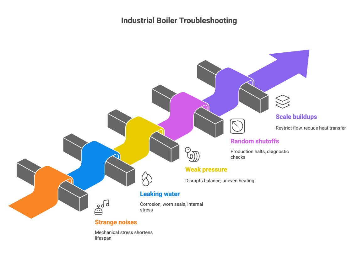 Industrial boiler troubleshooting